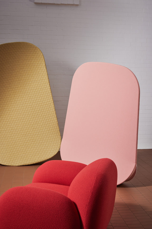 Buoy Room Dividers | Interactive Fabric Upholstered Partition | Rhys Cooper | DesignByThem