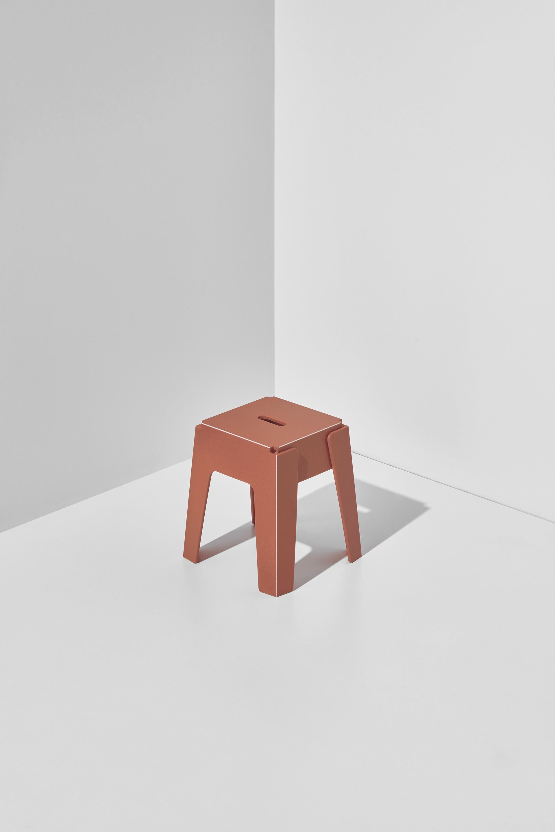Clay Butter Stool | 80% Recycled Plastic Indoor Outdoor Furniture | Nicholas Karlovasitis & Sarah Gibson | DesignByThem