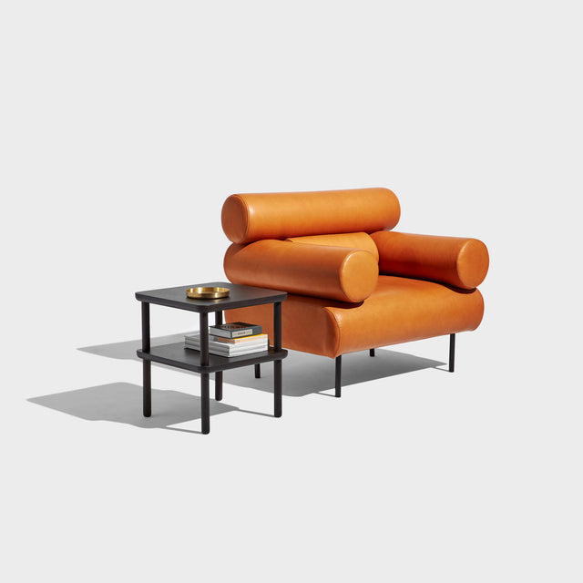 Cabin Armchair | Lounge Seats | Nicholas Karlovasitis & Sarah Gibson | DesignByThem ** Custom Leather Ranchero - Whisky