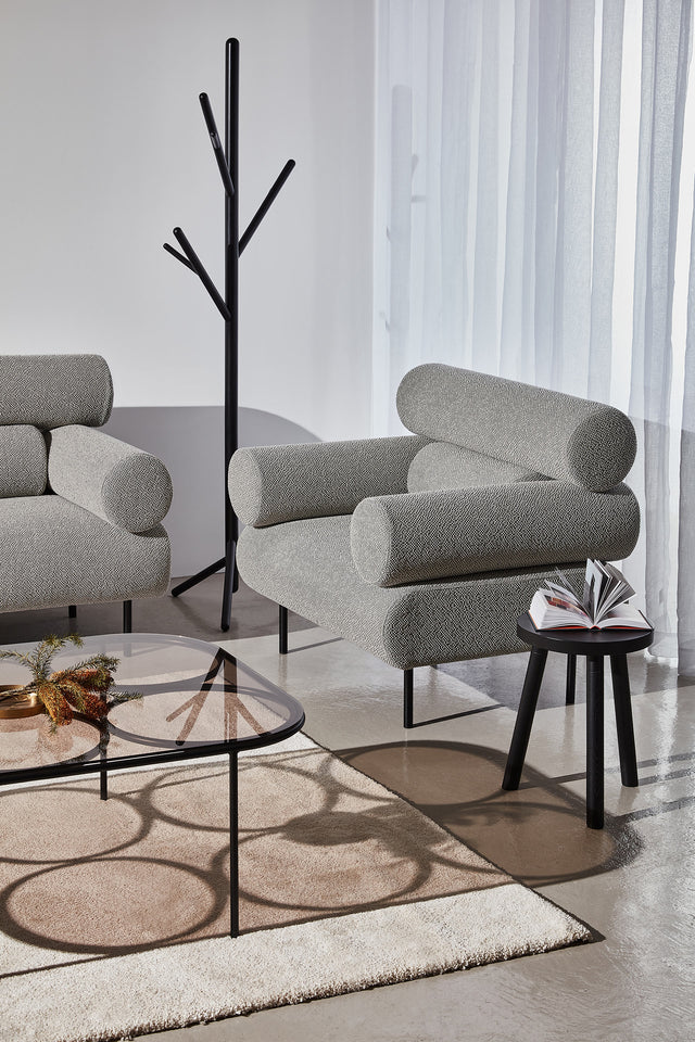 Stem Black Coat Stand | Floor Accessories | Nicholas Karlovasitis & Sarah Gibson | DesignByThem