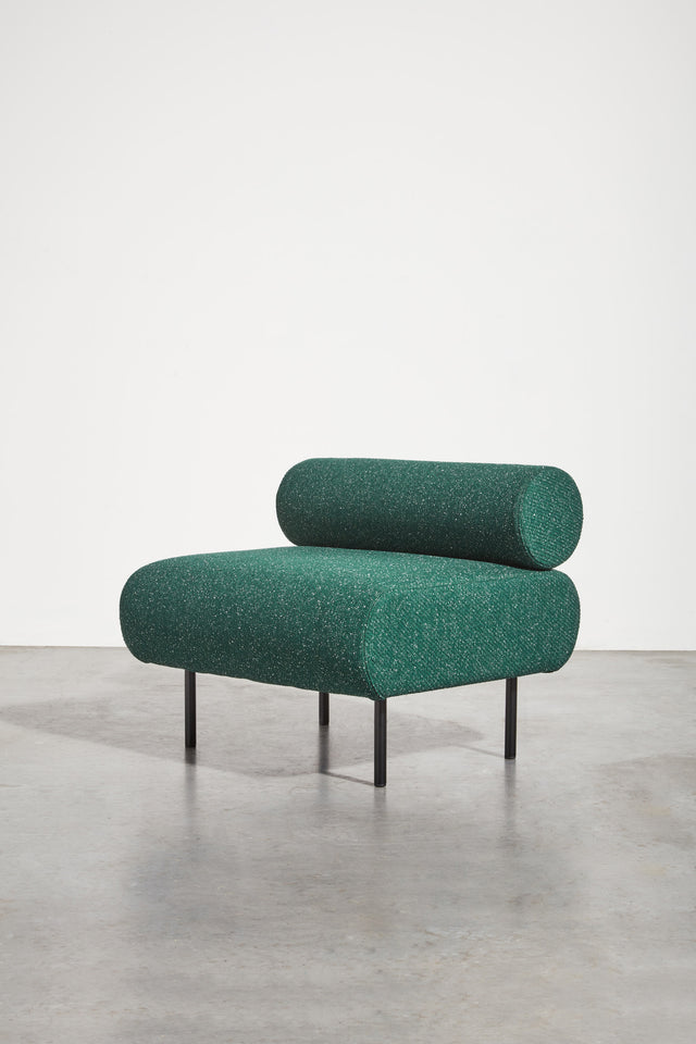 Cabin Seat by Gibson Karlo | DesignByThem | Fabric & Leather Upholstered Lounge ** HF7 Pilot - 0972