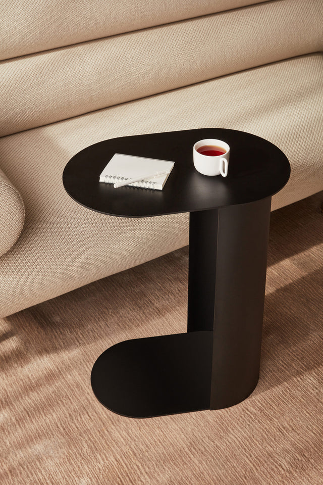 Pillar Side Table| Cantilever Metal Work Table | Gibson Karlo | DesignByThem