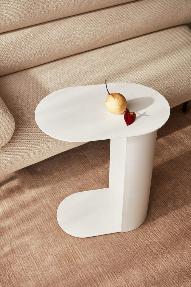 Pillar Side Table| Cantilever Metal Work Table | Gibson Karlo | DesignByThem