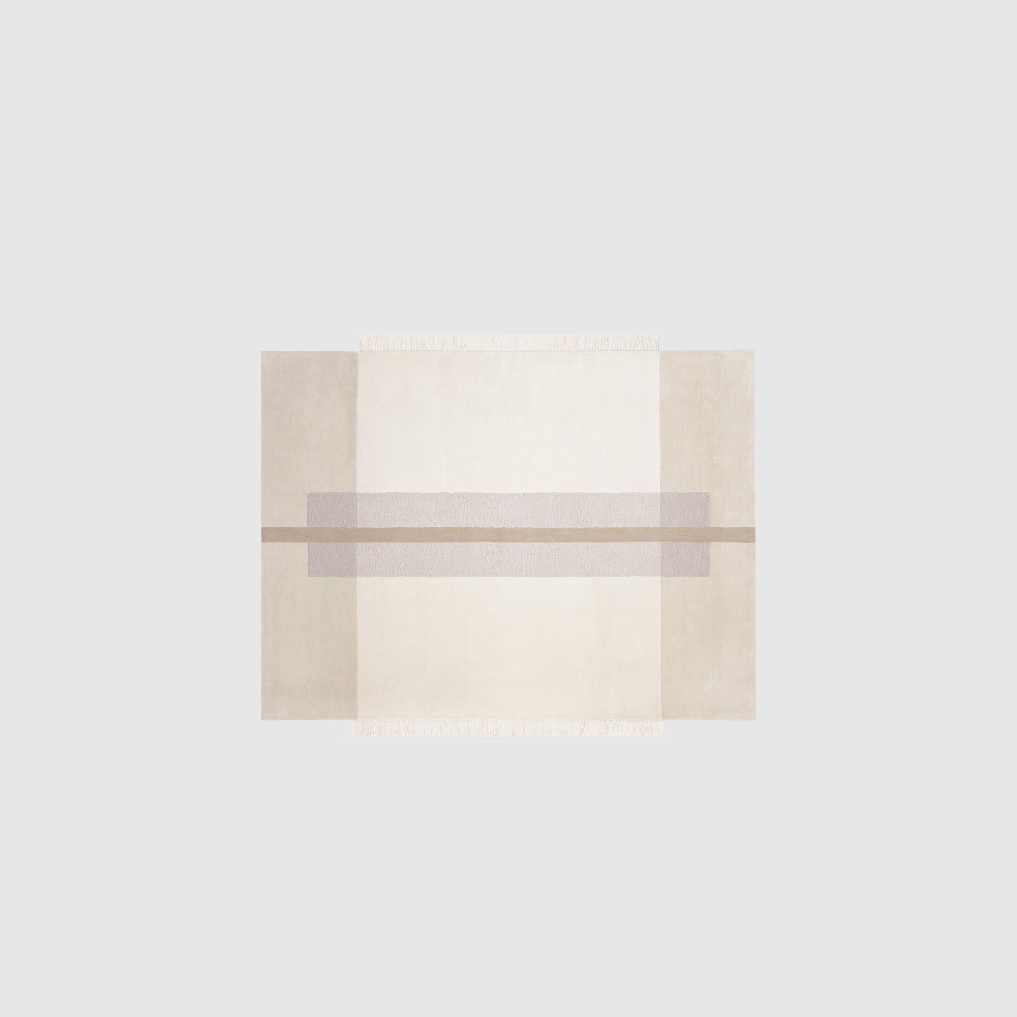 Overlay Rugs | Rectangle Neutral | Fringed Geometric Rug | Danielah Martinez | DesignByThem