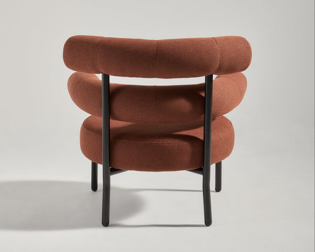 Olio Armchair by Christina Bricknell and Gibson Karlo | Round Upholstered Chair Steel Frame | DesignByThem ** HF2 Merit - 0033