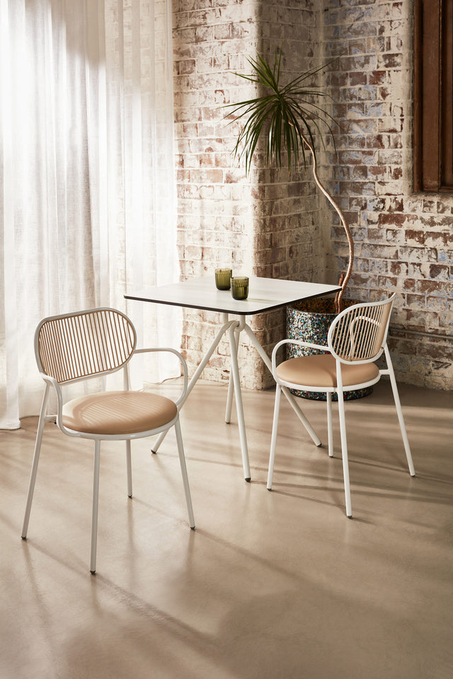 Piper Cafe Table | Indoor Outdoor Dining Set | Gibson Karlo | DesignByThem | Gallery