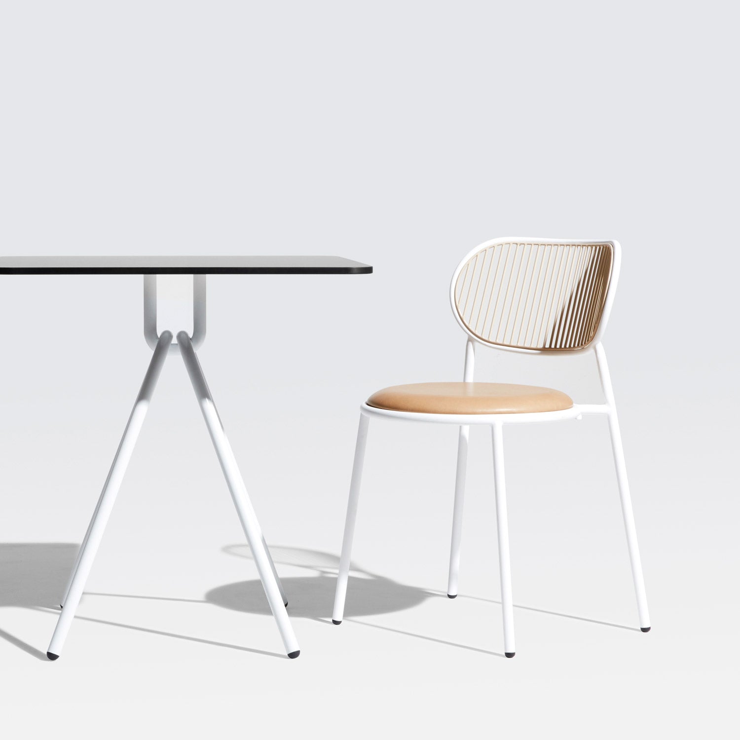 Piper Chair | Chairs | Nicholas Karlovasitis & Sarah Gibson | DesignByThem ** HF2 Maharam Lariat - 042 Saddle