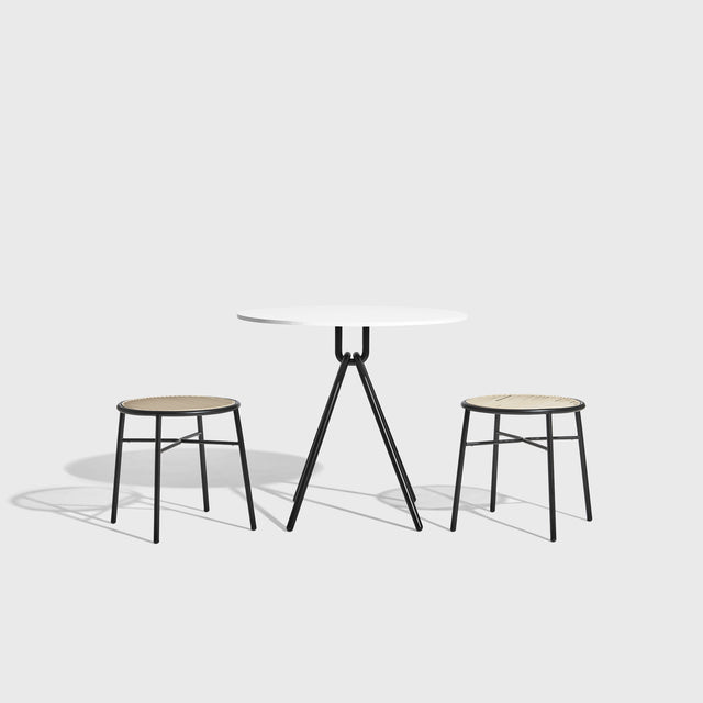 Piper Low Stool | Stackable Outdoor | Designed by GibsonKarlo | DesignByThem