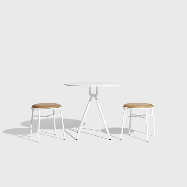 Piper Stool Upholstered | Fabric or Leather Seat | Stackable | Designed by GibsonKarlo | DesignByThem | Gallery