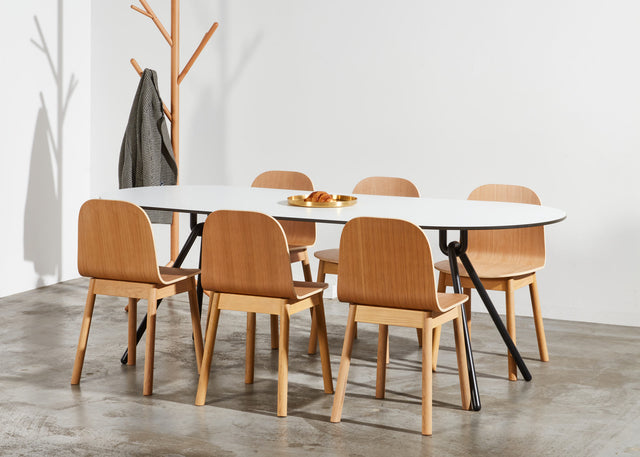 Potato Chair | Timber Dining Office Chair with Handle | Gibson Karlo | Design By Them | Gallery