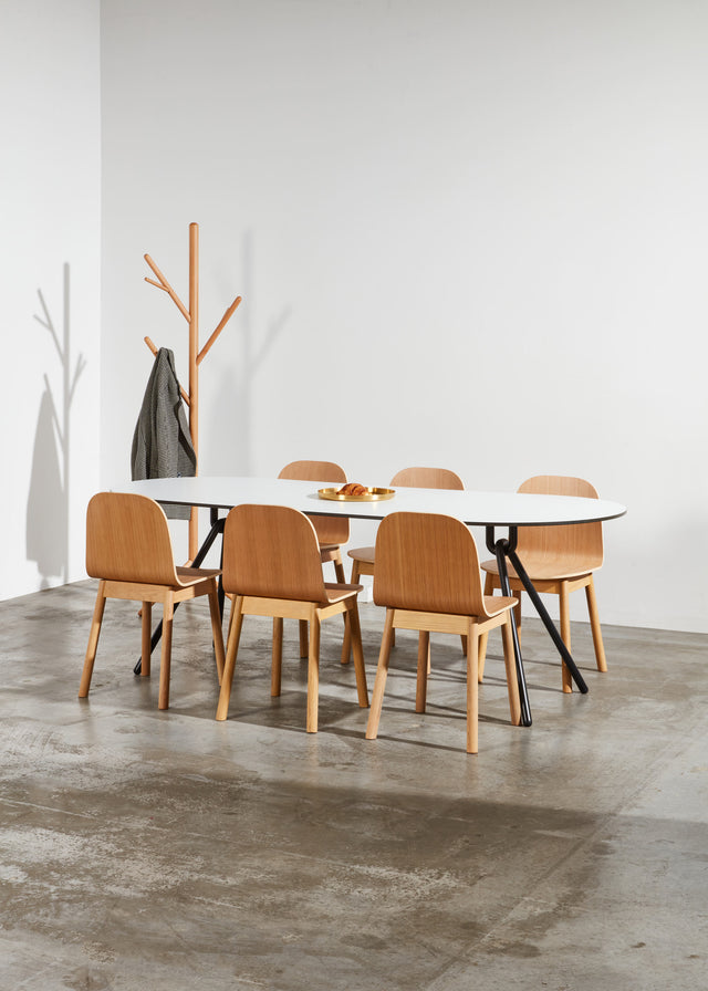 Potato Chair | Timber Dining Office Chair with Handle | Gibson Karlo | Design By Them
