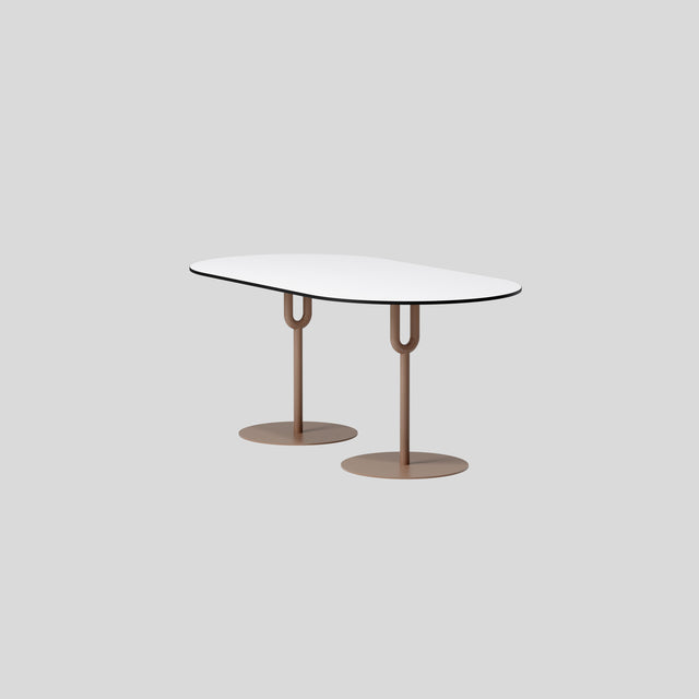 Piper Pedestal Table - Pill Small
