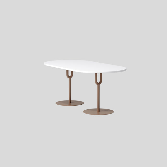 Piper Pedestal Table - Pill Small