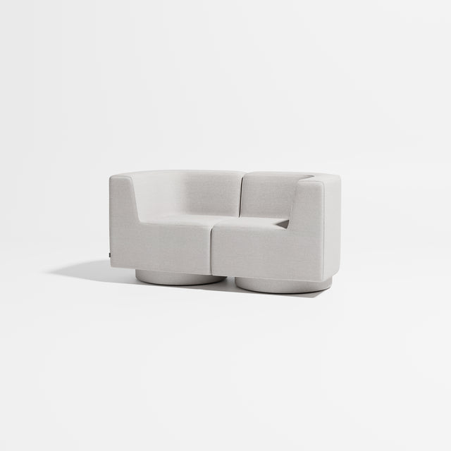 Confetti Modular Lounge - 2 Seater | Upholstered Base | Gibson Karlo | Design By Them ** Kvadrat Autumn 0101