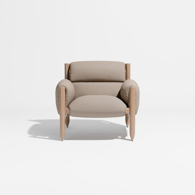 Cattle Armchair | Upholstered Armchair | Lounge Chair | Gibson Karlo | Design By Them | Camel Frame | Kvadrat Autumn 0331