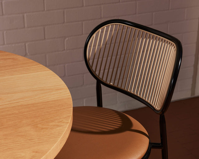 Piper Bar Counter Chair Upholstered | Fabric or Leather Seat | Designed by Gibson Karlo | Design By Them