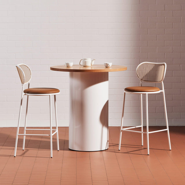 Piper Bar Counter Chair Upholstered | Fabric or Leather Seat | Designed by GibsonKarlo | DesignByThem | Piper Bar Chair | Gallery