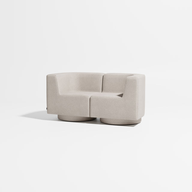 Confetti Modular Lounge - 2 Seater | Upholstered Base | Gibson Karlo | Design By Them  ** Kvadrat Elle 0220