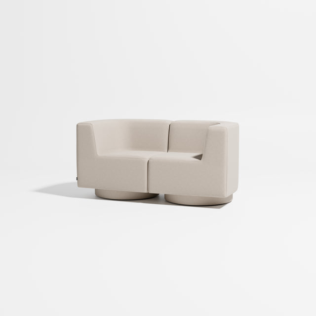 Confetti Modular Lounge - 2 Seater | Upholstered Base | Gibson Karlo | Design By Them  ** Maharam Merit 0030