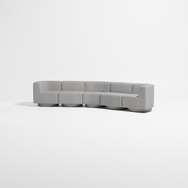 Confetti Modular Lounge - 5 Seater Angle | Upholstered Base | Gibson Karlo | Design By Them ** Kvadrat Autumn 0131