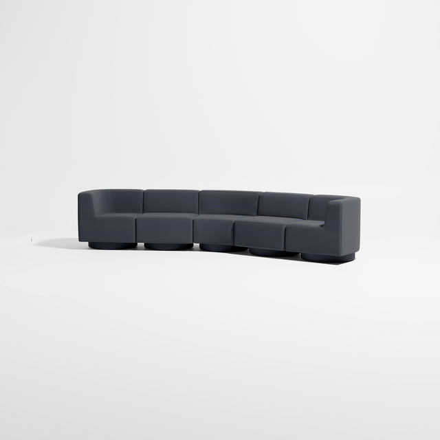 Confetti Modular Lounge - 5 Seater Angle | Upholstered Base | Gibson Karlo | Design By Them ** Kvadrat Autumn 0791