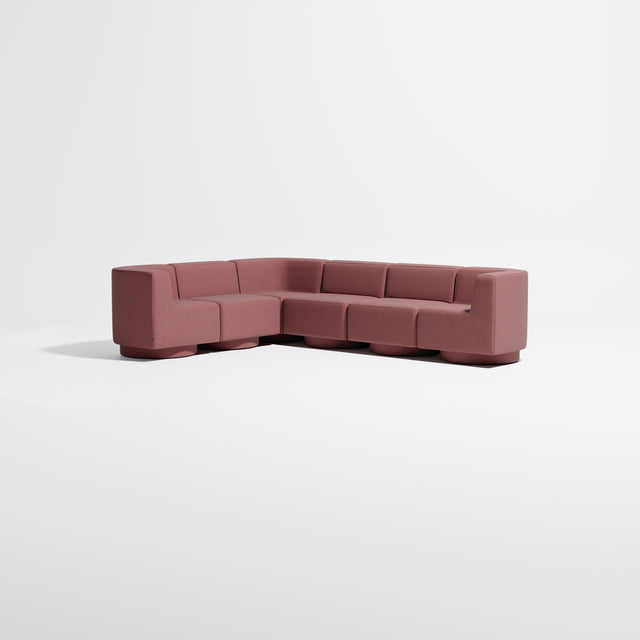 Confetti Modular Lounge - 6 Seater Corner Right | Upholstered Base | Gibson Karlo | Design By Them ** Kvadrat Canvas 2 0654