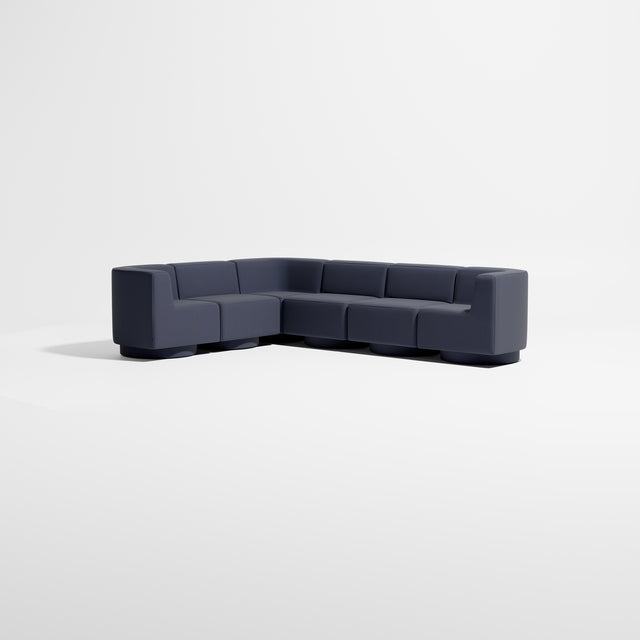 Confetti Modular Lounge - 6 Seater Corner Right | Upholstered Base | Gibson Karlo | Design By Them ** Kvadrat Canvas 2 0794