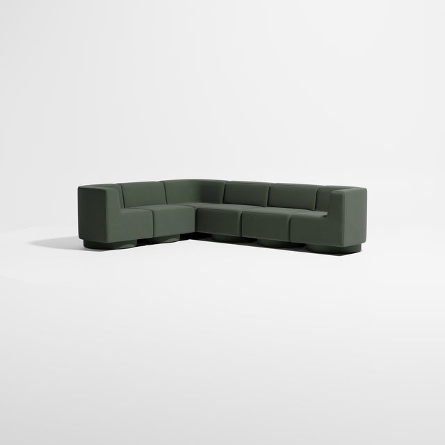 Confetti Modular Lounge - 6 Seater Corner Right | Upholstered Base | Gibson Karlo | Design By Them ** Kvadrat Canvas 2 0996
