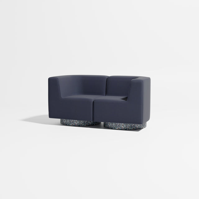 Confetti Modular Lounge - 2 Seater | Recycled Plastic Base | Gibson Karlo | Design By Them ** Kvadrat Canvas 2 0794