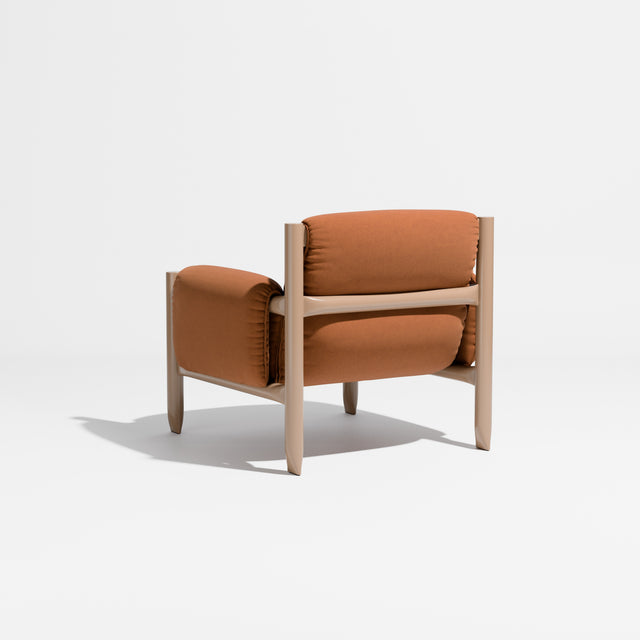 Cattle Armchair | Upholstered Armchair | Lounge Chair | Gibson Karlo | Design By Them | Camel Frame | Maharam Tempo 022