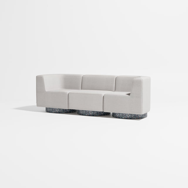 Confetti Modular Lounge - 3 Seater | Recycled Plastic Base | Gibson Karlo | Design By Them ** Kvadrat Autumn 0101