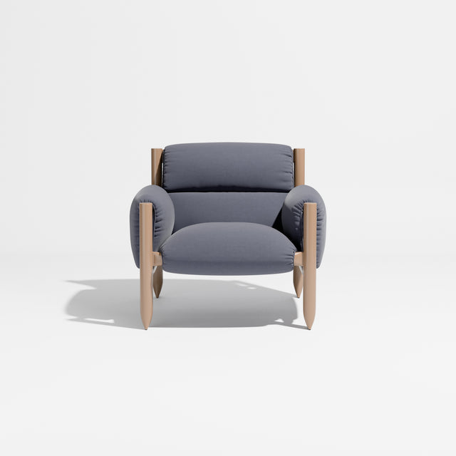 Cattle Armchair | Upholstered Armchair | Lounge Chair | Gibson Karlo | Design By Them | Camel Frame | Maharam Tempo 005
