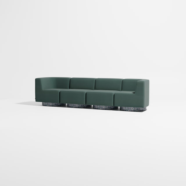 Confetti Modular Lounge - 4 Seater | Recycled Plastic Base | Gibson Karlo | Design By Them ** Kvadrat Autumn 0971