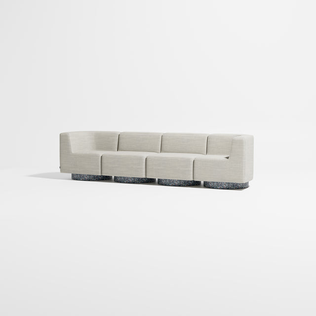 Confetti Modular Lounge - 4 Seater | Recycled Plastic Base | Gibson Karlo | Design By Them ** Kvadrat Canvas 2 0114