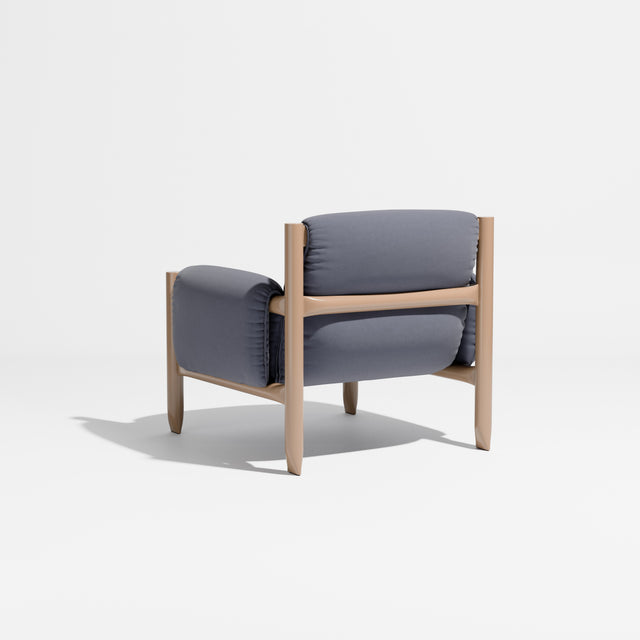Cattle Armchair | Upholstered Armchair | Lounge Chair | Gibson Karlo | Design By Them | Camel Frame | Maharam Tempo 005