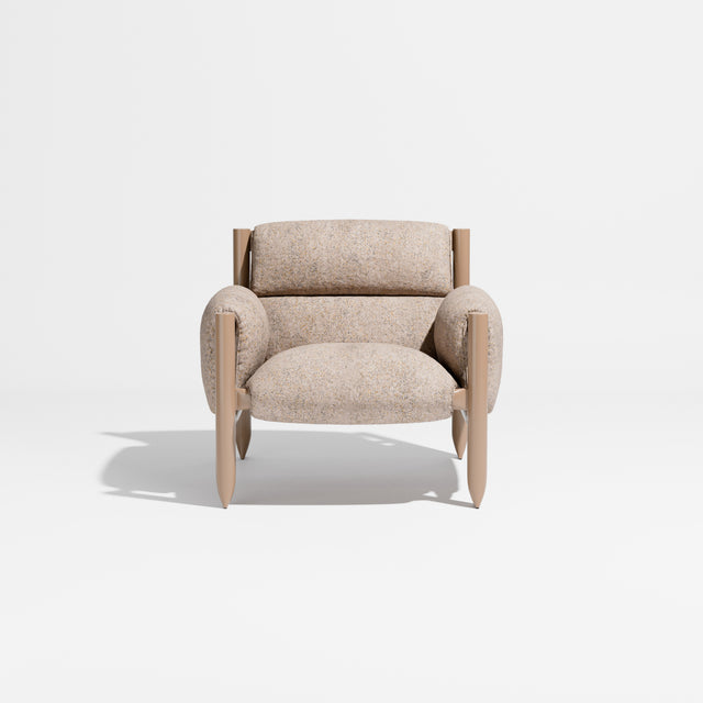 Cattle Armchair | Upholstered Armchair | Lounge Chair | Gibson Karlo | Design By Them | Camel Frame | Kvadrat Arda 0211