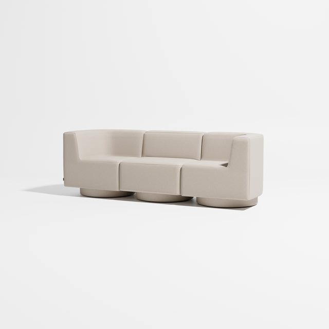 Confetti Modular Lounge - 3 Seater | Upholstered Base | Gibson Karlo | Design By Them ** Maharam Merit 0030
