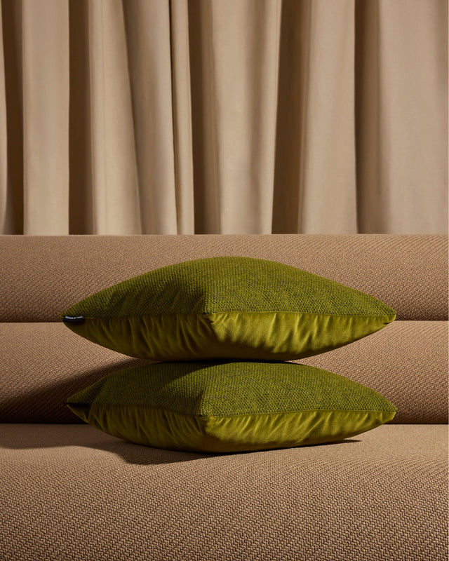 Flip Cushion | Accessories | Double-Sided Upholstery | Olive Green | Gibson Karlo | Design By Them