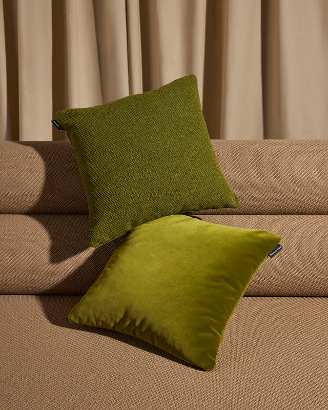 Flip Cushion | Accessories | Double-Sided Upholstery | Olive Green | Gibson Karlo | Design By Them
