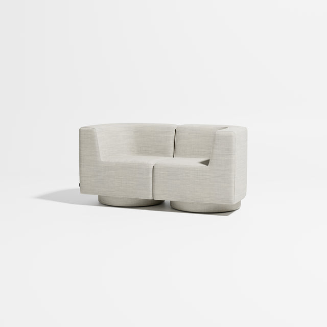 Confetti Modular Lounge - 2 Seater | Upholstered Base | Gibson Karlo | Design By Them  ** Kvadrat Canvas 2 0114