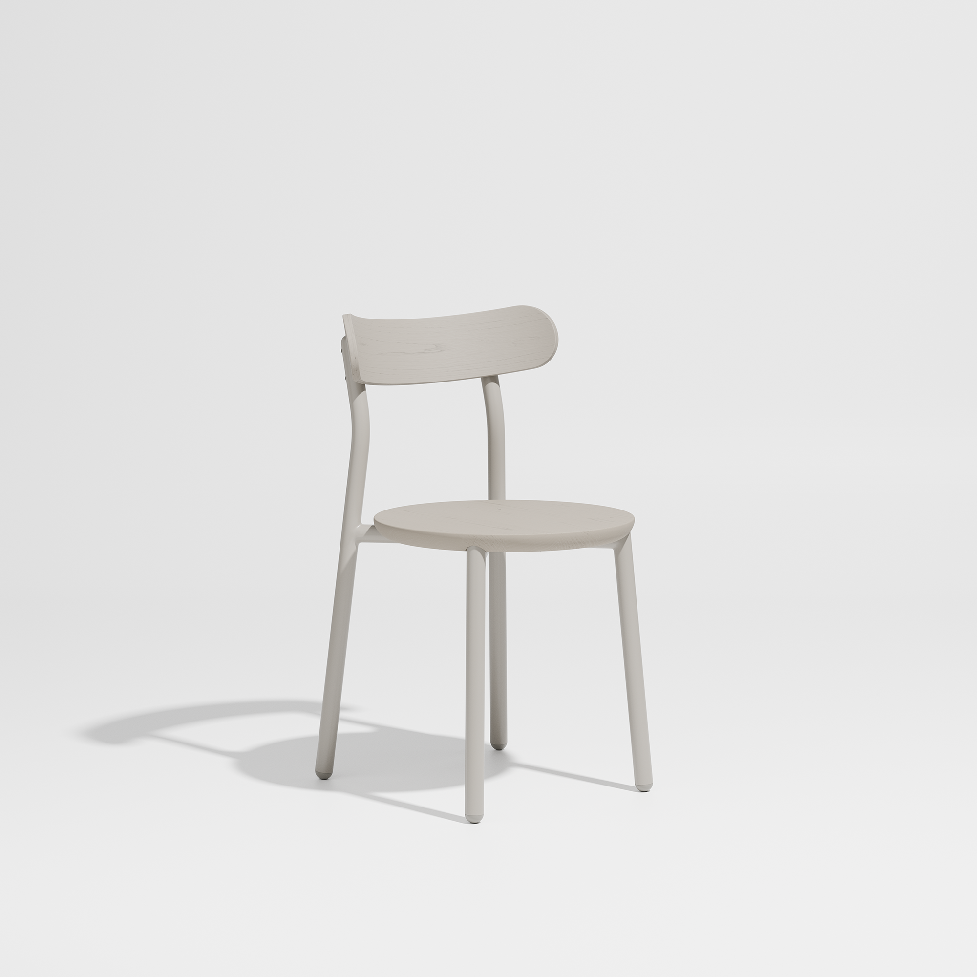 Them Chair | Ash & Silk Grey | Metal Dining Chair | GibsonKarlo | DesignByThem