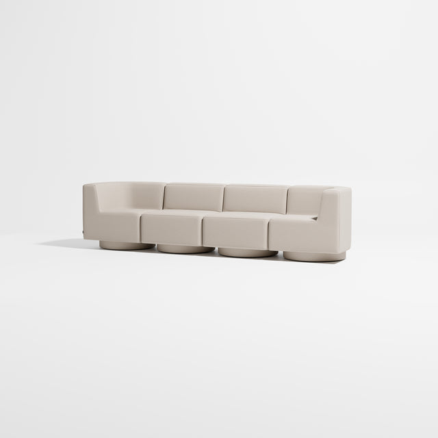 Confetti Modular Lounge - 4 Seater | Upholstered Base | Gibson Karlo | Design By Them ** Maharam Merit 0030
