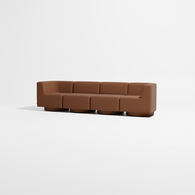 Confetti Modular Lounge - 4 Seater | Upholstered Base | Gibson Karlo | Design By Them ** Maharam Merit 0033
