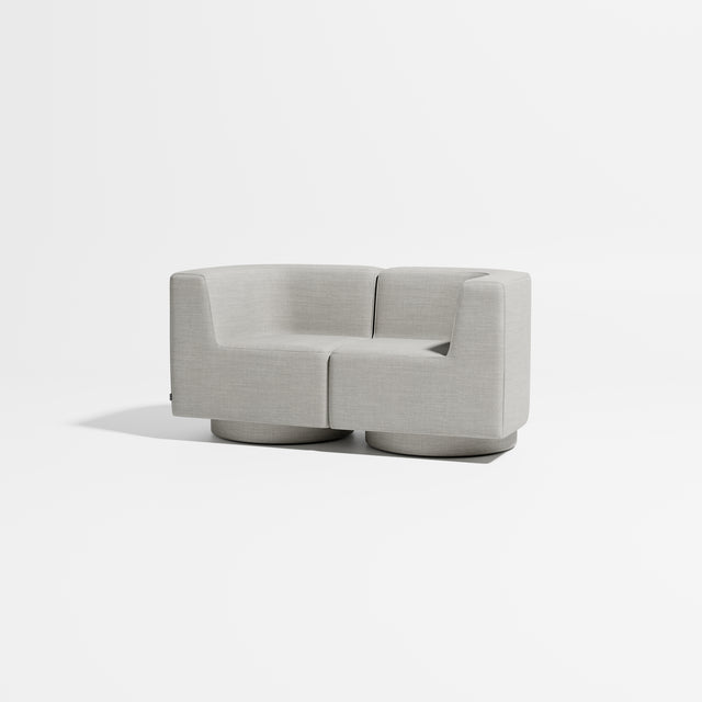 Confetti Modular Lounge - 2 Seater | Upholstered Base | Gibson Karlo | Design By Them  ** Kvadrat Canvas 2 0124