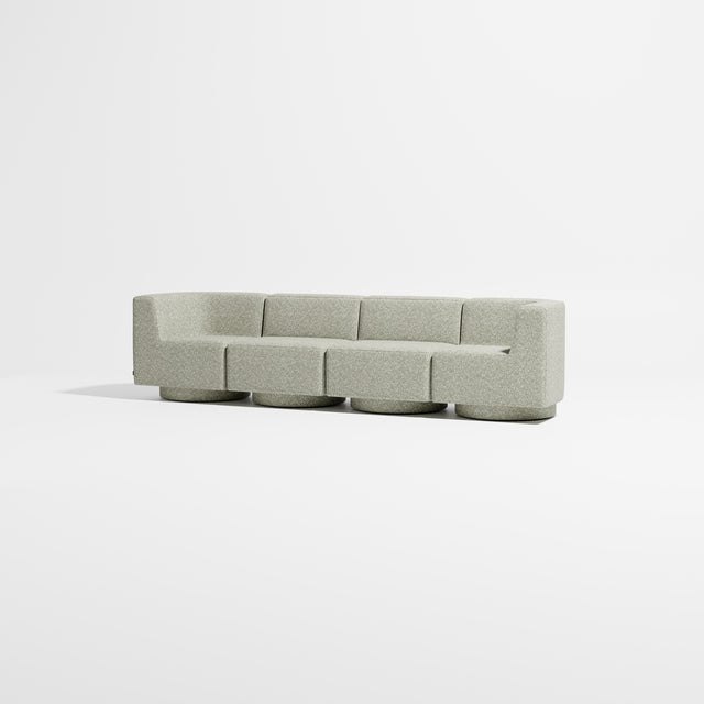 Confetti Modular Lounge - 4 Seater | Upholstered Base | Gibson Karlo | Design By Them ** Kvadrat Zero 0002