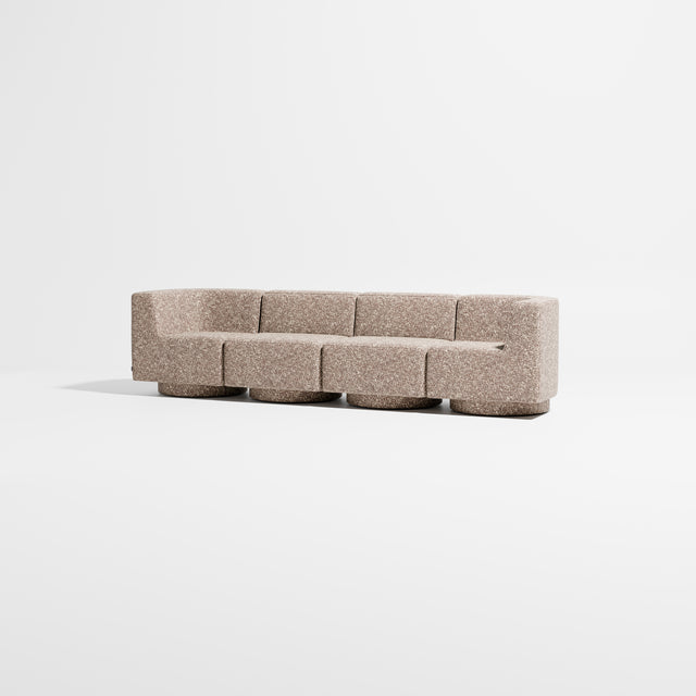 Confetti Modular Lounge - 4 Seater | Upholstered Base | Gibson Karlo | Design By Them ** Kvadrat Zero 0009