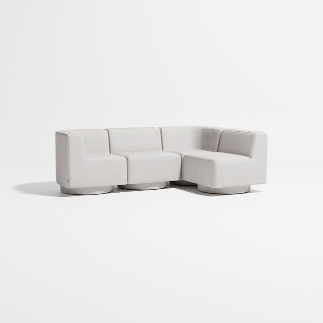 Confetti Modular Lounge - 4 Seater Corner Right | Upholstered Base | Gibson Karlo | Design By Them ** Kvadrat Autumn 0101
