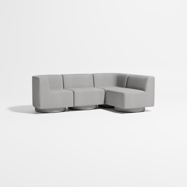 Confetti Modular Lounge - 4 Seater Corner Right | Upholstered Base | Gibson Karlo | Design By Them ** Kvadrat Autumn 0131