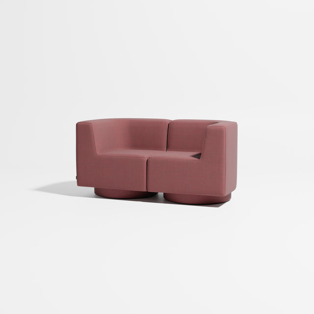 Confetti Modular Lounge - 2 Seater | Upholstered Base | Gibson Karlo | Design By Them  ** Kvadrat Canvas 2 0654