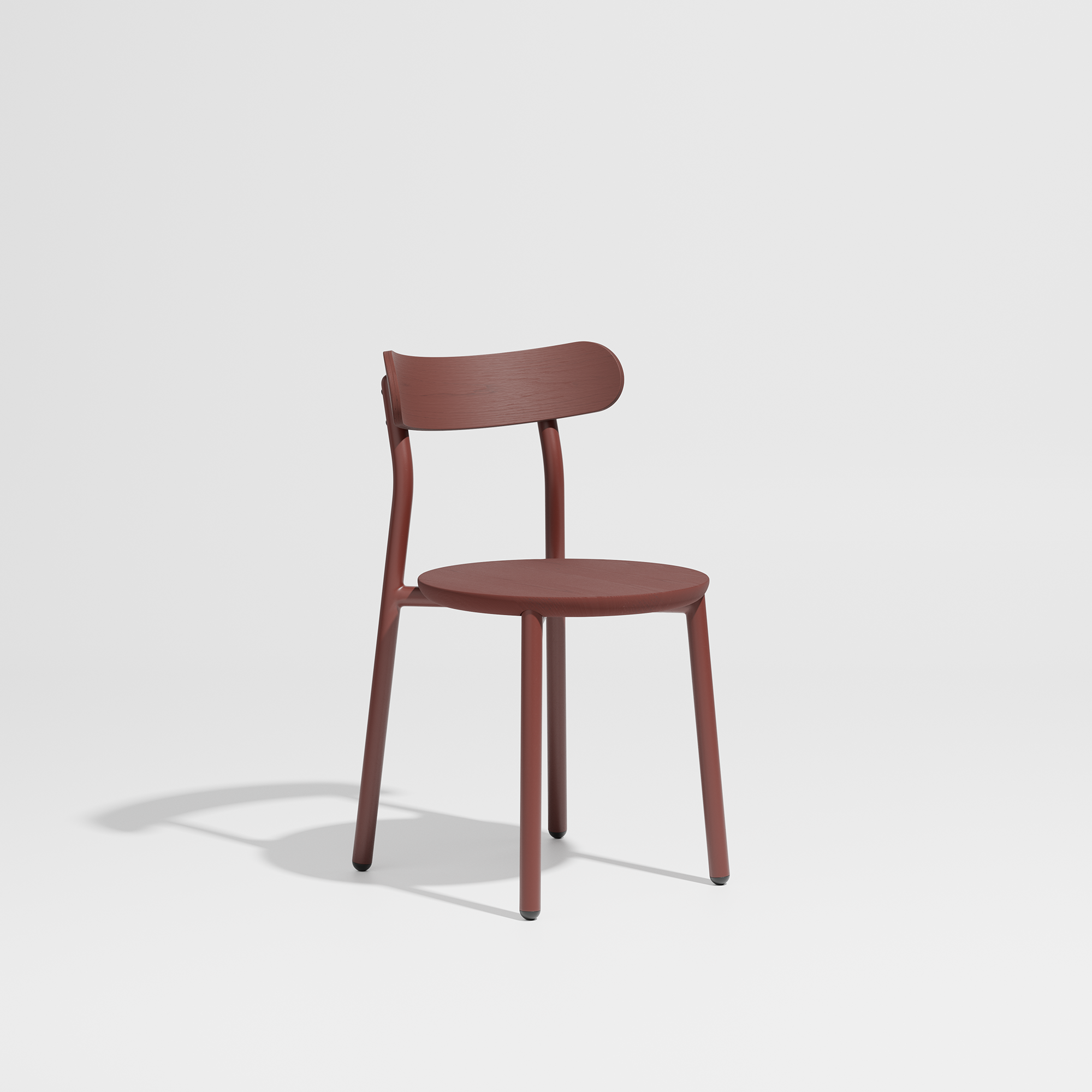 Them Chair | Ash & Rust Red | Metal Dining Chair | GibsonKarlo | DesignByThem